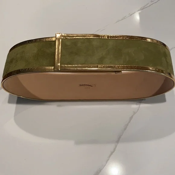 Balmain Velvet Waist Belt - www.disolcolor.com display picture 2